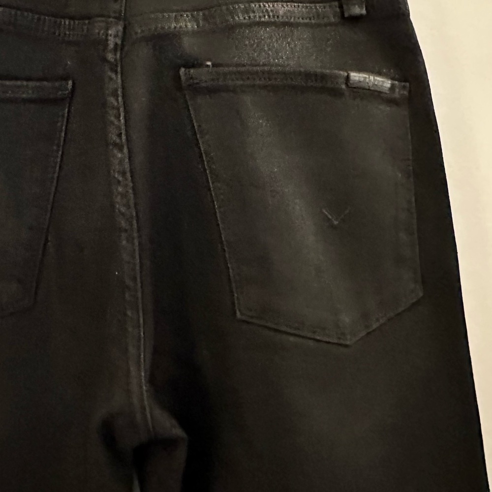 Hudson coated black denim. Size 24. Style Noa Steller.